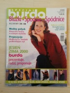 Burda special vintage 2/2000 szycie wykroje krawieckie bluzki spodnie spódn