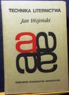 Technika LITERNICTWA, Jan WOJEŃSKI [Państwowe Wydawnictwo Ekonomiczne 1976]