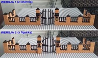 LEGO Brama z ogrodzeniem - wersja 1 lub 2 - 136/146 elementów