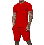 Komplet K3K Store - Koszulka i Spodenki, Kolor Czerwony, Rozmiar S-XXL