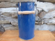 Stara Emaliowana kanka na mleko_3 L_OLKUSZ PRL