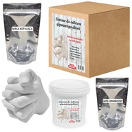 Zestaw do odlewu dłoni dla dwojga gipsowy prezent