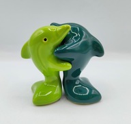 Solniczki tulące się Delfiny - delfinki śliczne - kolekcjonerski - użytkowe