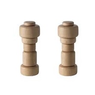 MUUTO PLUS MŁYNEK MŁYNKI 2x ZESTAW sól pieprz DREWNIANY danish design WOOD