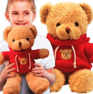 MIŚ MASKOTKA PLUSZAK PRZYTULANKA PLUSZOWY MIŚ W SWETERKU NA PREZENT