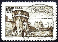 Polska > Zn. 468 kasowany ~ Zjazd filatelistów w Toruniu
