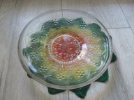 TALERZ OKRĄGŁY,ZĄBKOWICE PRL