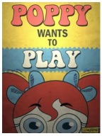 Plakat „Poppy Playtime” – Gamingowy Plakat Horror Retro