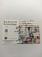 Karta telefoniczna Telekomunikacja Polska ROK KRZYSZTOFA PENDERECKIEGO