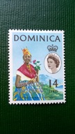 Dominika Dominica * 14c nadruk QEII kolonie angielskie brytyjskie