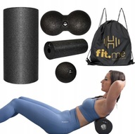 ZESTAW ROLLERÓW DO MASAŻU MIĘŚNI WAŁEK DUŻY MAŁY PIŁKA DUOBALL 4W1