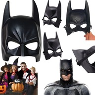 MASKA NA TWARZ HALLOWEEN BATMAN PRZEBRANIE CZARNA NIETOPERZ STROJ SOLIDNA
