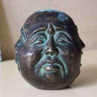 Budda o kilku twarzach - stary syg. brąz