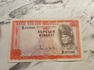 Malezja - 10 ringgit - rzadki