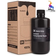 Elegoo Resin Żywica 8k Space Grey Szary 1l 1000g