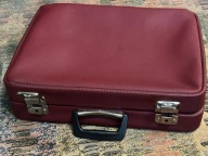 NESESER TECZKA LEKKA WALIZECZKA WEEKENDOWA VINTAGE LATA 80 TE