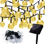 Girlanda solarna ogrodowa LED – dekoracyjne lampki na zewnątrz