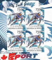 Burundi 2012 ** cięte cena 2,90 zł kat.8€ - arkusz de lux, luzak