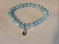 Bransoletka z kamienia akwamaryn