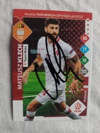 Karta panini autograf Polska Road to Katar Mateusz Klich