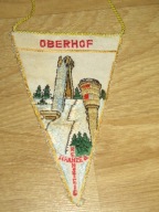 Skocznia Oberhof - Hans-Renner-Schanze proporczyk z PRL