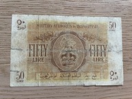 Libia - Trypolitania - 50 lir - rzadki