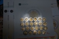 Zestaw 23 szt monet 5 zł 2014 - 2025 r. gratisy kapsle i foldery