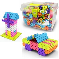 KLOCKI KONSTRUKCYJNE PUZZLE GOFRY WAFLE MELI BASIC TRAVEL 500 ELEMENTÓW