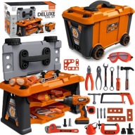 ZESTAW MAJSTERKOWICZA ZABAWA W WARSZTAT SKRZYNKA NARZĘDZIA XXL DLA CHŁOPCA