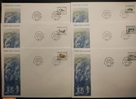 !! ZWIERZĘTA - GRENLANDIA 1991 - 6 KOPERT FDC - STAN BDB !