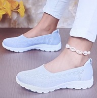buty damskie siateczkowe, jasnoszare, rozmiar 37