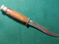 Stara oryginalna finka -nóż myśliwski gajowego z drewnianą rękojeścią