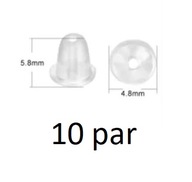 Baranki zatyczki silikonowe 20szt-10 par