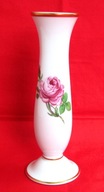 Wazon porcelanowy na stopie vintage * RÓŻE i złocenia Furstenberg Bavaria