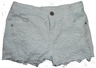 MISS E-VIE SZORTY SPODENKI JEANS KORONKA BDB