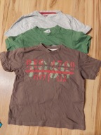 Śliczne bluzki,t- shirt zestaw 3 szt r 110 cm