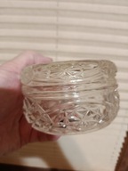 pojemnik cukiernica szklana PRL