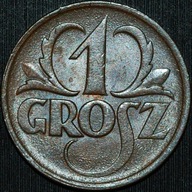1 grosz 1925 - menniczy egzemplarz