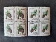 Fi 3308 - 3309 ** - Owoce Drzew Iglastych - CZWÓRKI
