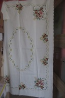 DUŻY OBRUS NA STÓŁ ŁADNY WZÓR ŚWIATECZNY