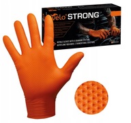 RĘKAWICE RĘKAWICZKI NITRYLOWE B. MOCNE ROBOCZE VELO STRONG GRIP - M 50 SZT