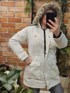 Canadians długa Kurtka ocieplana zimowa parka kaptur kanadyjka r. 36