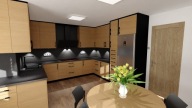 Projekt wizualizacja 3D kuchni cena za całe pomieszczenie