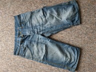 Jeansy męskie za kolano dekatyzowane f.C&A