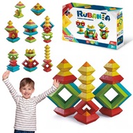 RUBANTA KLOCKI PITAGORASA 30 ELEMENTÓW GENIALNY DZIECIAK 3D LOGICZNE ASKATO