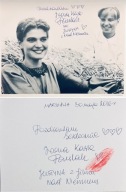 IWONA KASIA PAWLAK AUTOGRAF !! m.in Justyna Orzelska-NAD NIEMNEM
