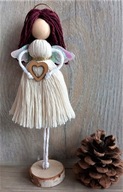 Aniołek handmade - makrama