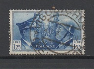 Znaczek Italia Włochy Hitler & Mussolini 1,25lira 1941-42r.