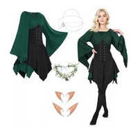 Strój Elfa Gotycki / Kostium Strój Karnawałowy / S