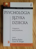 Psychologia języka dziecka , BOKUS , SHUGAR